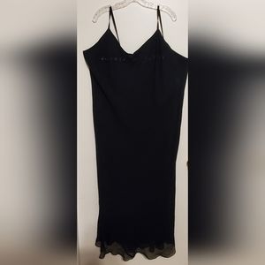 Black spaghetti strap maxi dress 3X